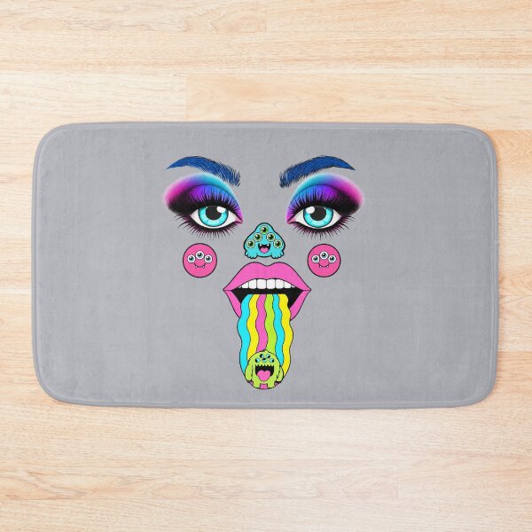 Item preview, Neon Monster Face – Cute Colorful Weirdcore designed and sold by Aimetoi.