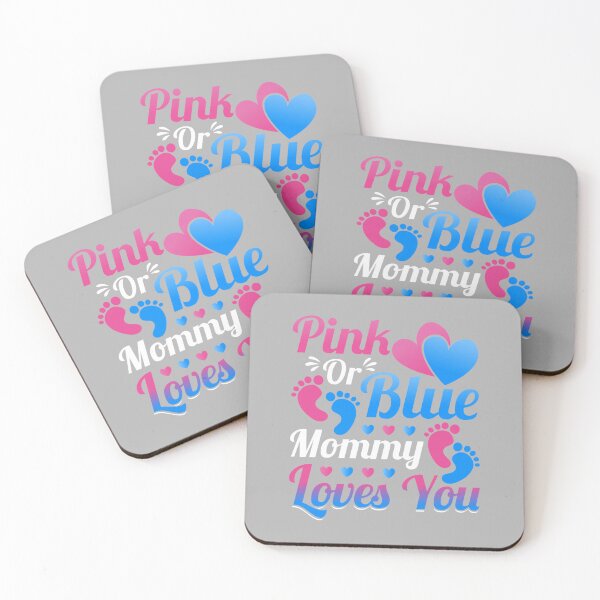 Item preview, Mens Pink or Blue Mommy Loves You - Mummy to Be Gender Reveal designed and sold by ArleneRowe.