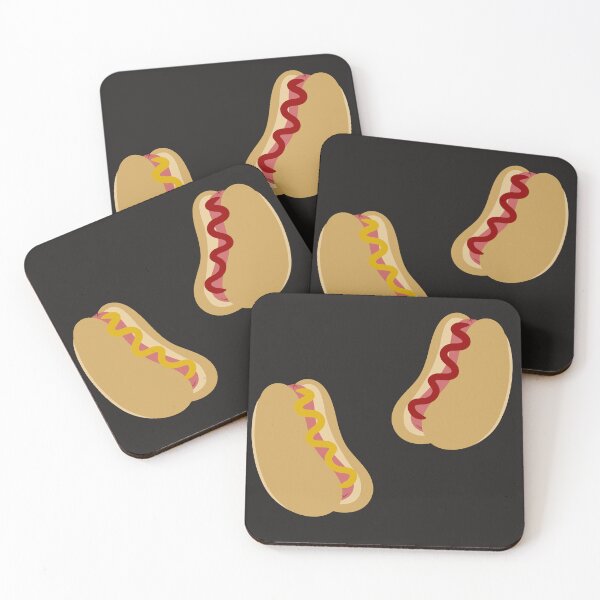 Artikelvorschau, Hotdog-Muster entworfen und verkauft von CursedCorvid.