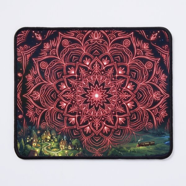 Item preview, Floating mandala at night designed and sold by Sigtrix.