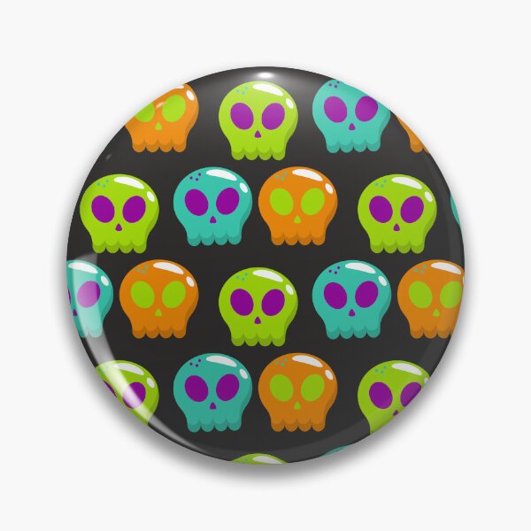 Item preview, Colorful Cute Alien Skulls Pattern designed and sold by manojbalan1968.
