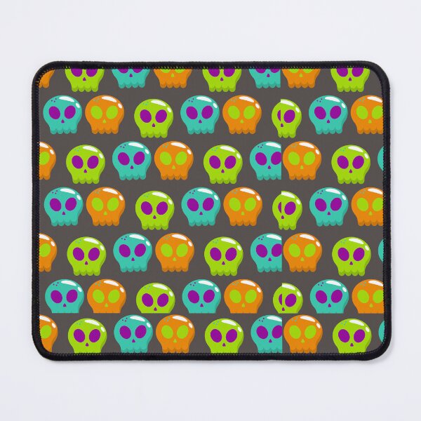 Item preview, Colorful Cute Alien Skulls Pattern designed and sold by manojbalan1968.