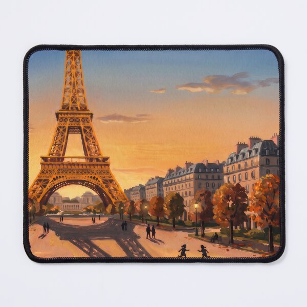 Item preview, Eiffel Tower at Golden Hour designed and sold by RedPeaStudio.
