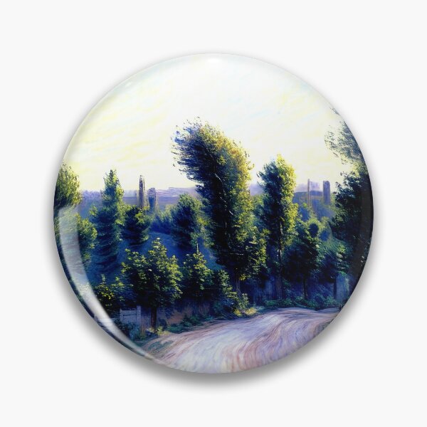Item preview, Road near Giverny: A Sunlit Impressionist Journey Along a Peaceful Country Lane designed and sold by artdesignsnow.