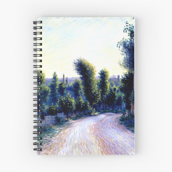 Item preview, Road near Giverny: A Sunlit Impressionist Journey Along a Peaceful Country Lane designed and sold by artdesignsnow.
