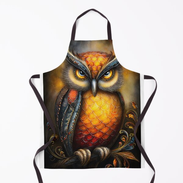 Item preview, Vibrant Owl Portrait With Stunning Colors and Detail designed and sold by Artessie.