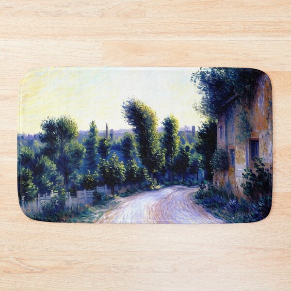 Item preview, Road near Giverny: A Sunlit Impressionist Journey Along a Peaceful Country Lane designed and sold by artdesignsnow.