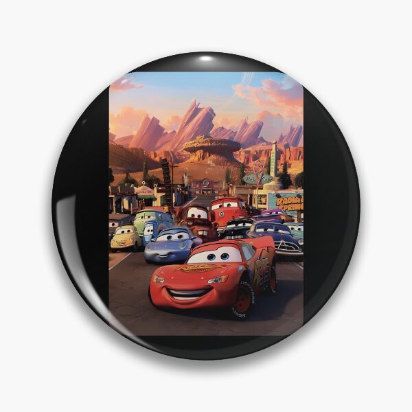 Item preview, Radiator Springs Town Scene Animated Poster designed and sold by Diamonds232.