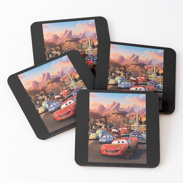 Item preview, Radiator Springs Town Scene Animated Poster designed and sold by Diamonds232.