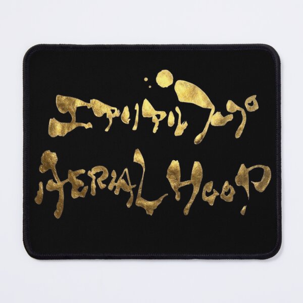 Item preview, Golden Aerial Hoop Japanese Katakana Calligraphy Funny Lyra Acrobat Art designed and sold by noworries-art.