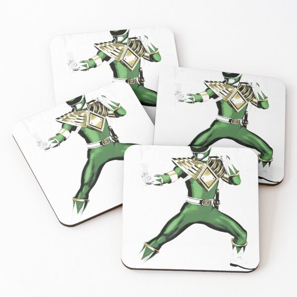 Item preview, Power Rangers Green Ranger Karate Action Pose Logo designed and sold by LucaNeumann.