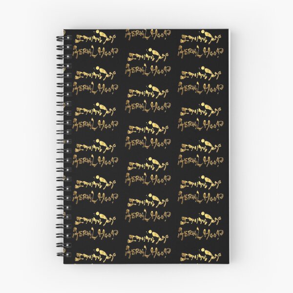Item preview, Golden Aerial Hoop Japanese Katakana Calligraphy Funny Lyra Acrobat Art designed and sold by noworries-art.