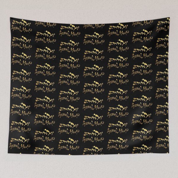 Item preview, Golden Aerial Hoop Japanese Katakana Calligraphy Funny Lyra Acrobat Art designed and sold by noworries-art.