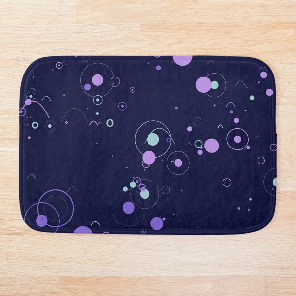 Item preview, Abstract Purple Floating Geometric Circles Pattern designed and sold by GraphyLab.
