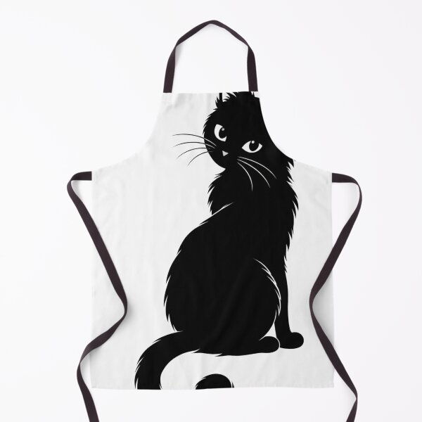 Item preview, Black Cat Looking Back Silhouette | Minimalist Cat Design | Cat Lover Gift designed and sold by Skedart.