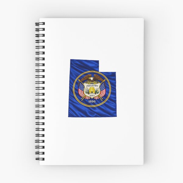 Item preview, Minimal Utah State Flag Map Sticker Design designed and sold by FunPurchase.