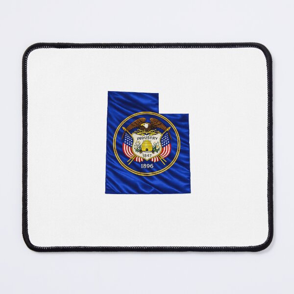 Item preview, Minimal Utah State Flag Map Sticker Design designed and sold by FunPurchase.