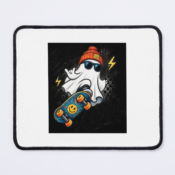 Item preview, Cool Skater Ghost Skateboard designed and sold by ThilankaDesign.