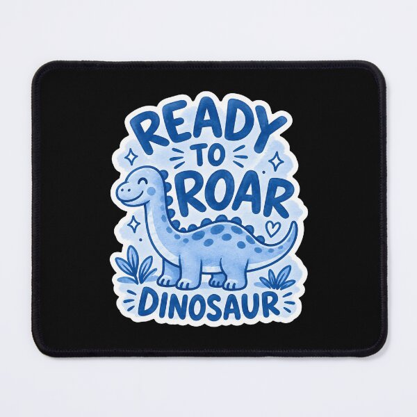 Item preview, Ready to Roar Dinosaur Cute Back to School Gift designed and sold by Lina Caro.