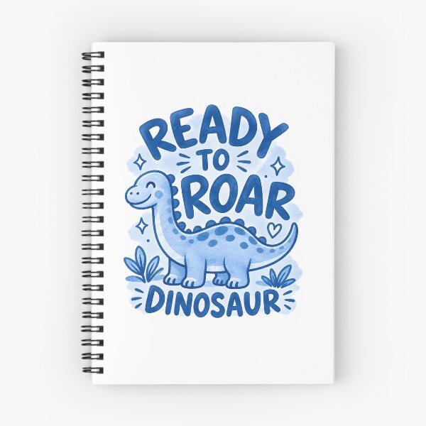 Item preview, Ready to Roar Dinosaur Cute Back to School Gift designed and sold by Lina Caro.
