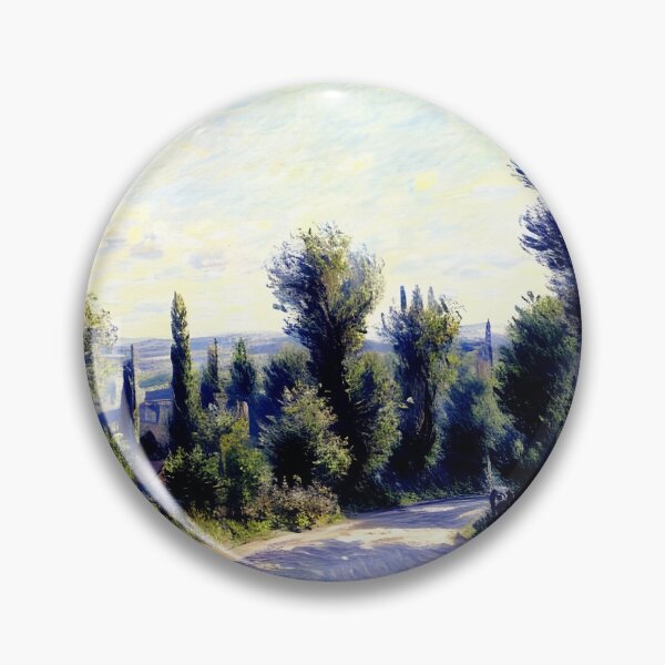 Item preview, Road near Giverny (2): A Sunlit Impressionist Journey Along a Peaceful Country Lane designed and sold by artdesignsnow.