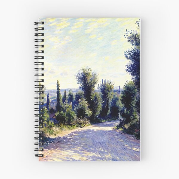 Item preview, Road near Giverny (2): A Sunlit Impressionist Journey Along a Peaceful Country Lane designed and sold by artdesignsnow.
