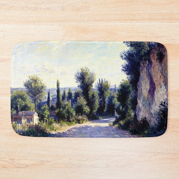 Item preview, Road near Giverny (2): A Sunlit Impressionist Journey Along a Peaceful Country Lane designed and sold by artdesignsnow.