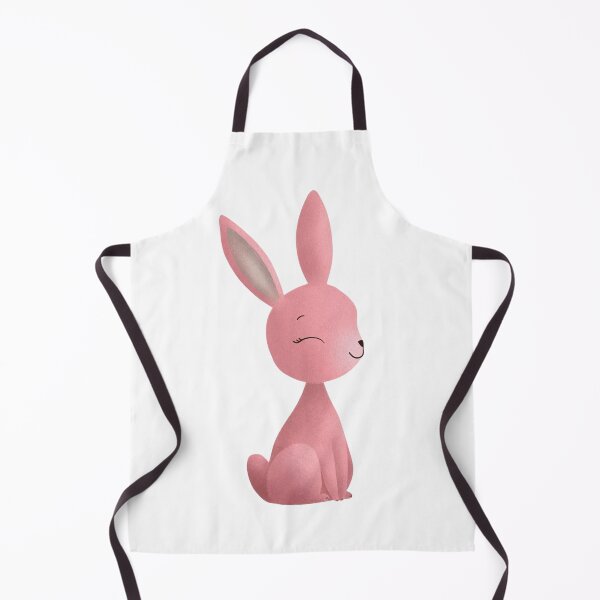Item preview, Peaceful Pink Rabbit Sitting With Sweet Closed Eyes designed and sold by QuietnoiseMax.