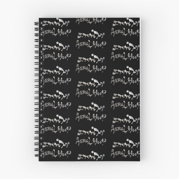 Item preview, Metallic Silver Aerial Hoop Japanese Katakana Calligraphy Funny Cyber Acrobat Art designed and sold by noworries-art.