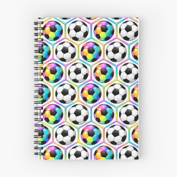 Item preview, Pastel Rainbow Football Seamless Pattern – Fun Sports Artwork designed and sold by annenambiro.