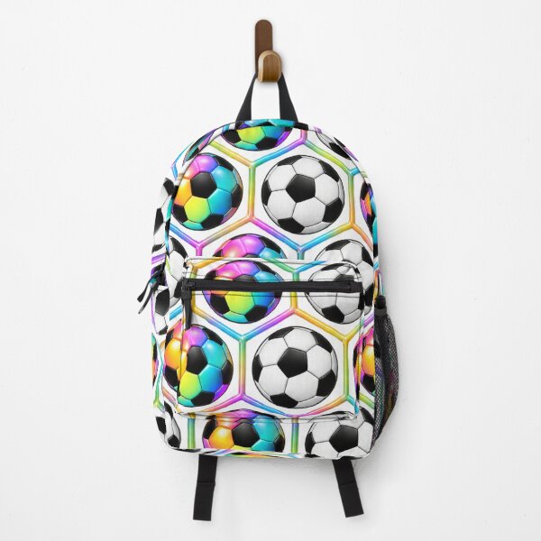 Item preview, Pastel Rainbow Football Seamless Pattern – Fun Sports Artwork designed and sold by annenambiro.
