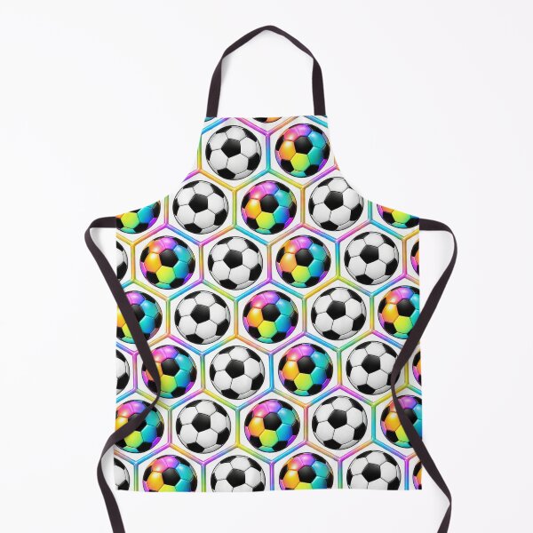 Item preview, Pastel Rainbow Football Seamless Pattern – Fun Sports Artwork designed and sold by annenambiro.
