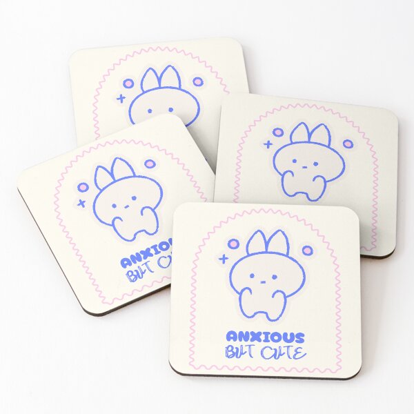 Item preview, Anxious But Cute Kawaii Bunny Stamp designed and sold by jianina-alondra.