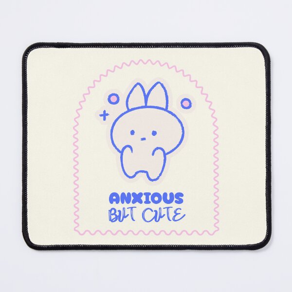 Item preview, Anxious But Cute Kawaii Bunny Stamp designed and sold by jianina-alondra.