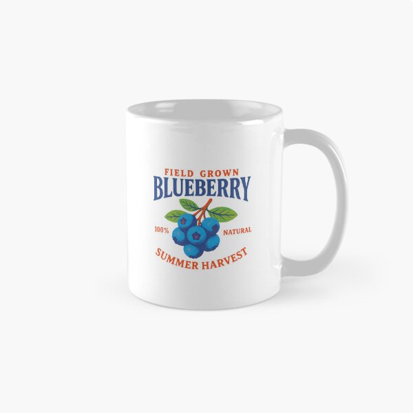 Item preview, Blueberries Retro Vintage Groovy Farm Fresh Foodie designed and sold by HBDStudio.