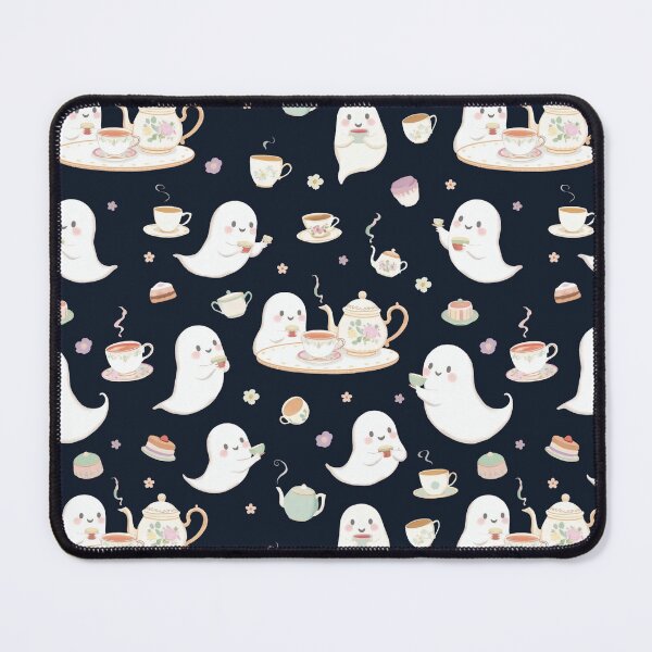 Item preview, Ghost Tea Party Illustration Pattern designed and sold by UnhingedBird.