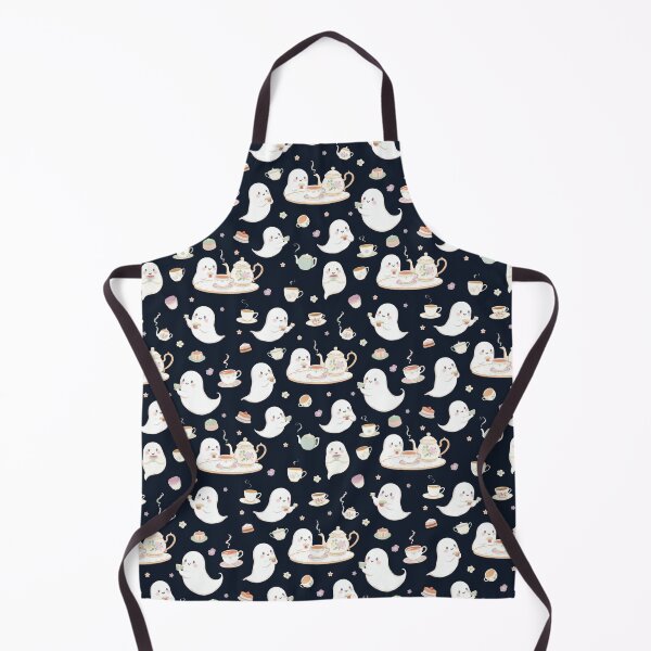 Item preview, Ghost Tea Party Illustration Pattern designed and sold by UnhingedBird.