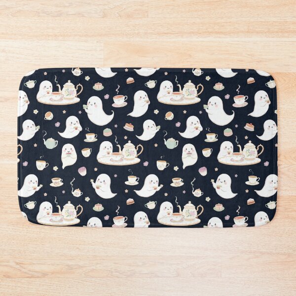 Item preview, Ghost Tea Party Illustration Pattern designed and sold by UnhingedBird.