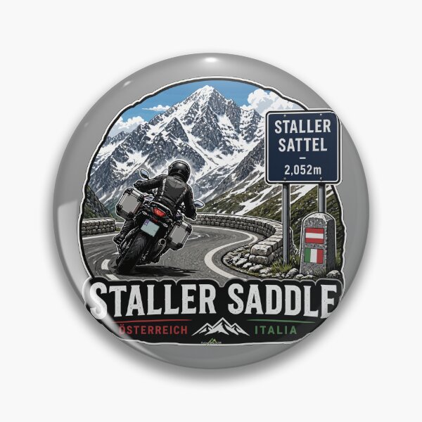 Item preview, Staller Saddle, Staller Pass, Passo Stalle Italy, Austria Sticker TShirt 03 designed and sold by OuterShellUK.
