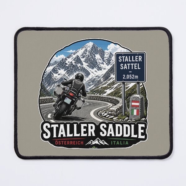 Item preview, Staller Saddle, Staller Pass, Passo Stalle Italy, Austria Sticker TShirt 03 designed and sold by OuterShellUK.