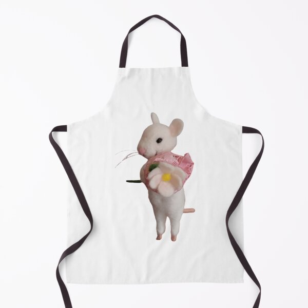Item preview, Mouse With Flower Cute Felted Wool Storybook Rodent Art designed and sold by monikatoyoshima.