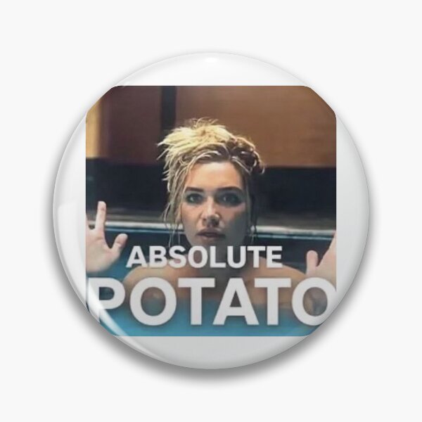 Item preview, absolute potato yelena sticker designed and sold by Kajzu.