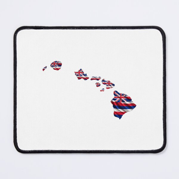 Item preview, Minimal Hawaii State Flag Map Sticker Design designed and sold by FunPurchase.