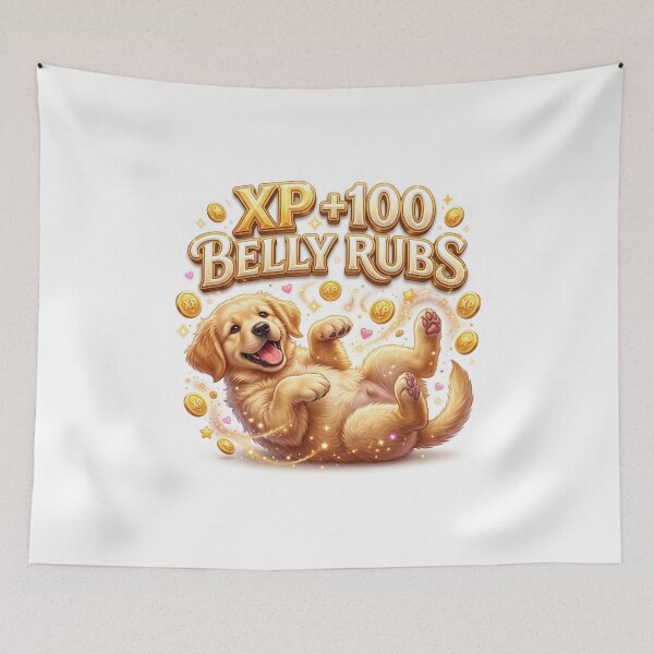 Item preview, XP Plus 100 Belly Rubs Labrador Artwork designed and sold by pradeepvisuals.