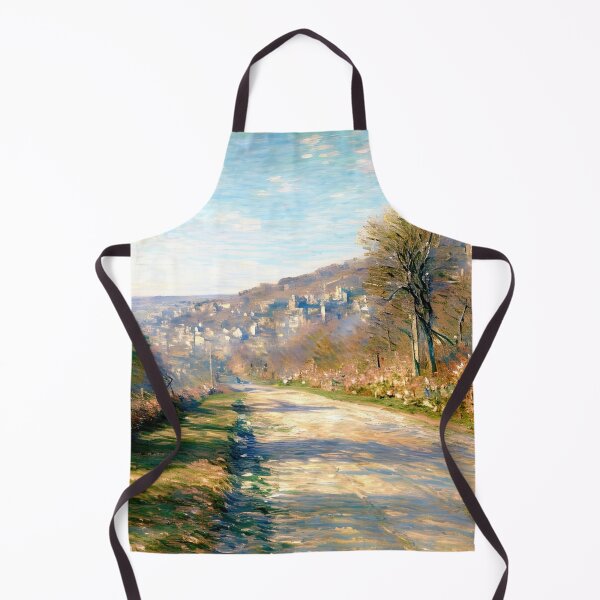 Item preview, Road of La Roche-Guyon: A Peaceful Impressionist View of a Sunlit Country Road designed and sold by artdesignsnow.