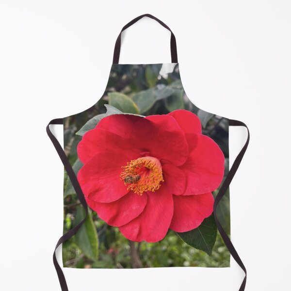 Item preview, Bee Among the Red Camellia designed and sold by Be Captured by Brittany Emma.
