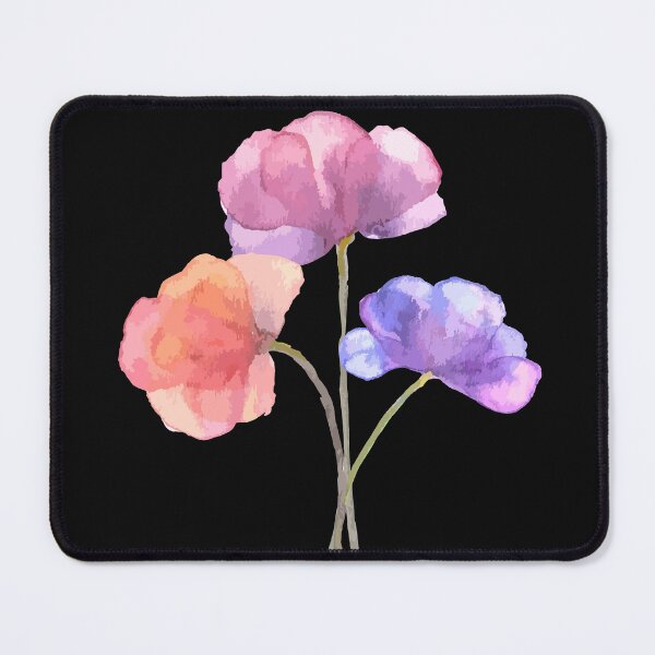 Item preview, watercolor wildflower trio art designed and sold by introvertarts.