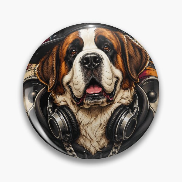 Item preview, Saint Bernard Hip Hop Music Star designed and sold by Kolibra.