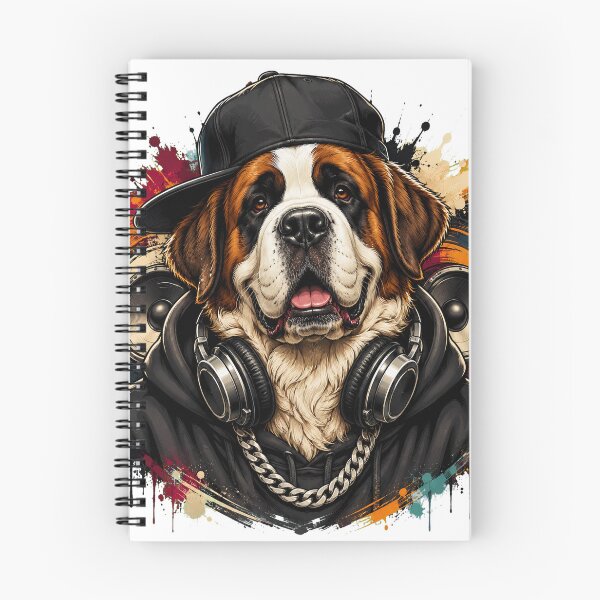 Item preview, Saint Bernard Hip Hop Music Star designed and sold by Kolibra.
