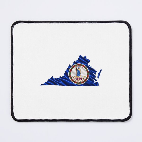 Item preview, Minimal Virginia State Flag Map Sticker Design designed and sold by FunPurchase.